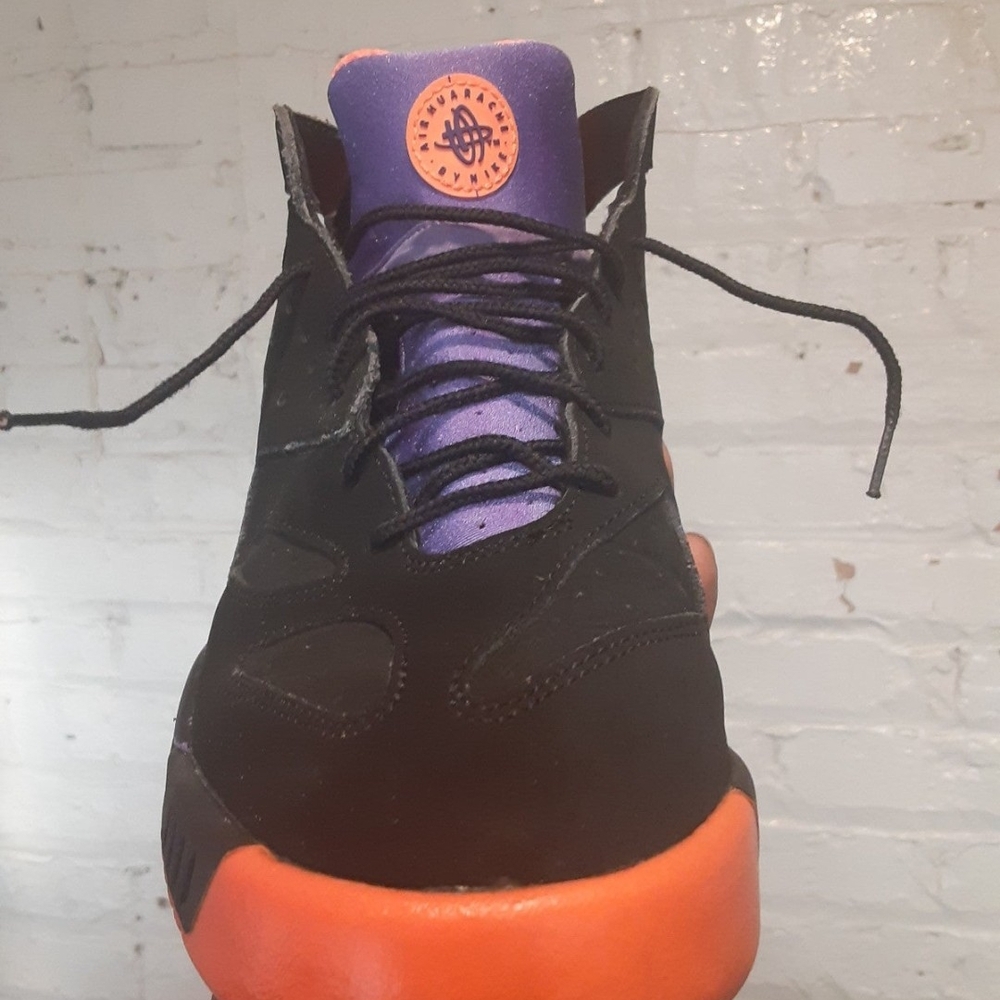 Nike Air Tech Challenge Huarache Black  Size 9 Athletic Sneakers - Picture 2 of 10
